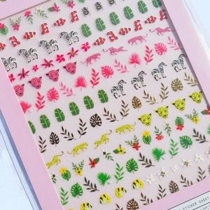 Deco Miami nail stickers and inked by Dani nail art tattoos